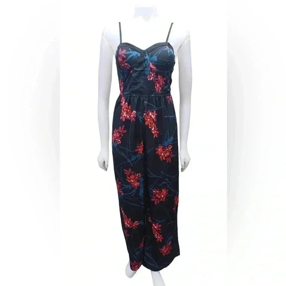 Band Of Gypsies Floral  Jumpsuit Size Medium - Picture 1 of 8